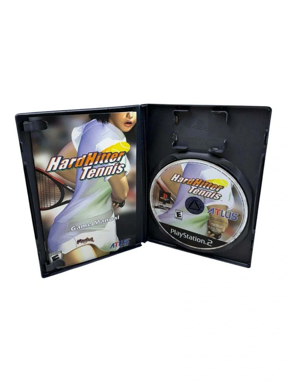 Hard Hitter Tennis (Sony PlayStation 2, 2002) complete with manual